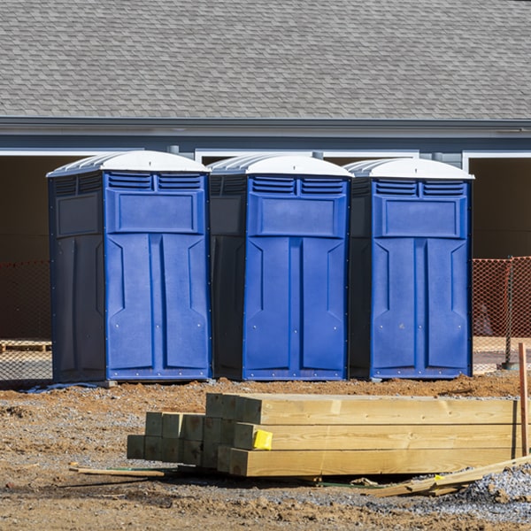 how do you dispose of waste after the portable toilets have been emptied in Mill Creek